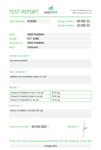Best Hemi Pharma PCT (Post Cycle Therapy) UK